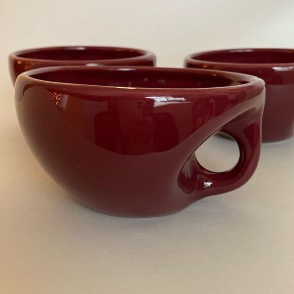 Flavour Design Cranberry Red Buddha Bowls Set of 3 - Picture 1 of 12